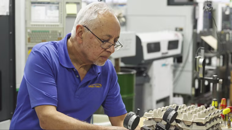 Mike DiMarino is the owner of Linda Tool in Brooklyn.