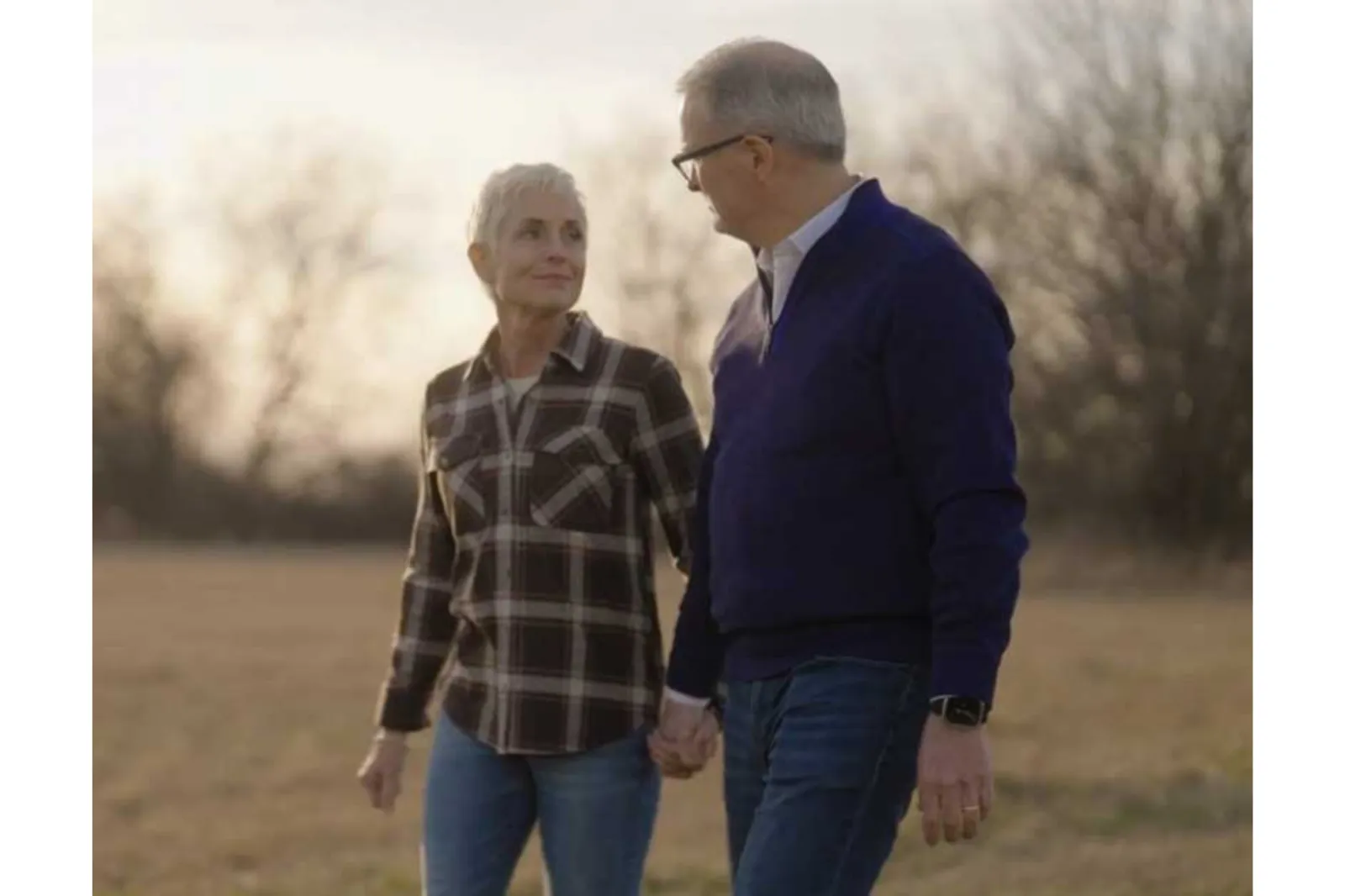 Photograph of Adam Hamilton and his Wife, used on his official campaign website.