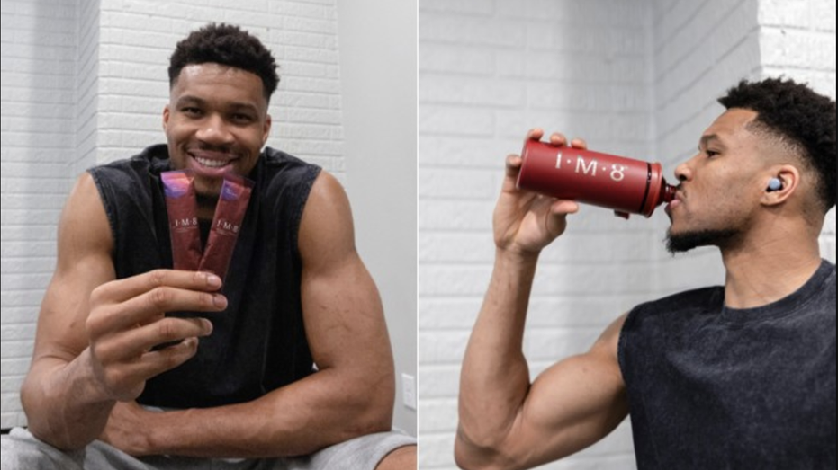 Giannis Antetokounmpo partners with IM8, a premium health and longevity brand.