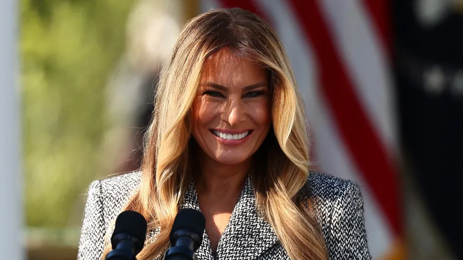 Melania Trump in the White House in October 2026.